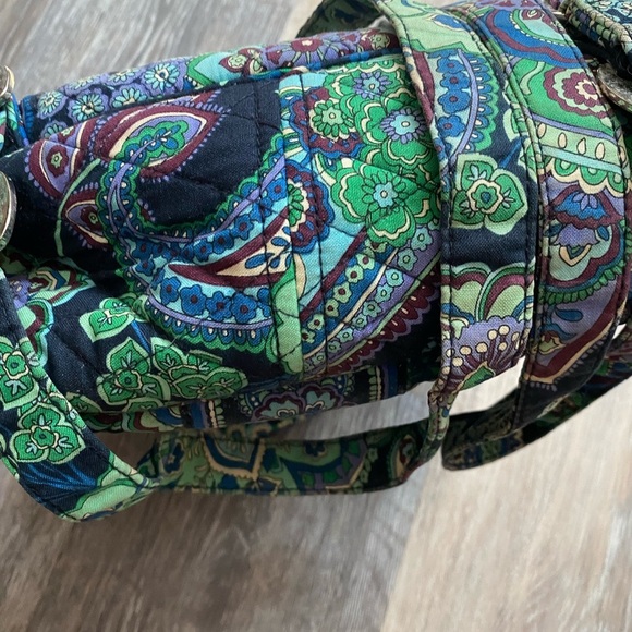 Vera Bradley‎ Blue Rhapsody Paisley Floral Quilted Cotton Backpack Travel Bag main image 2